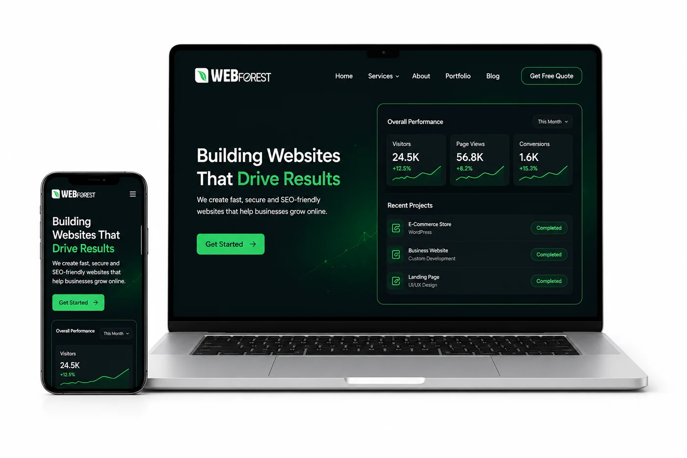 Web development solutions UK